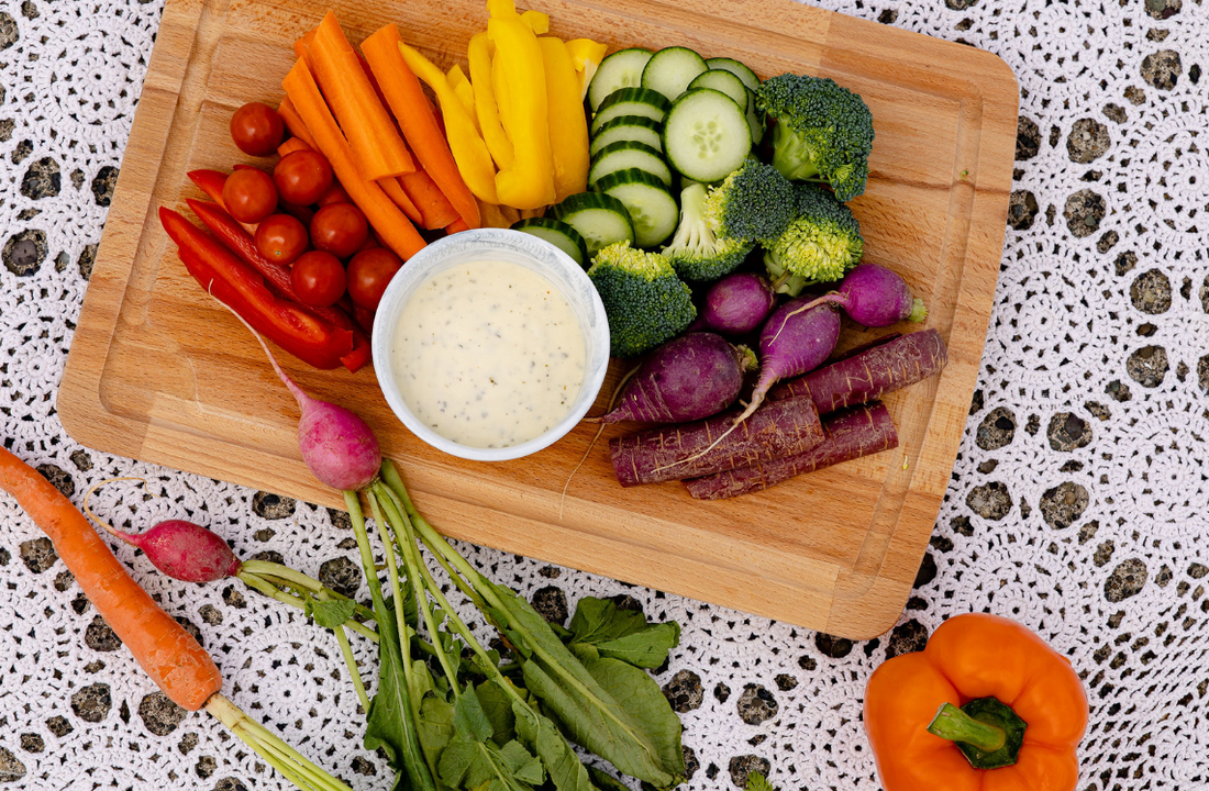 Rainbow Veggie Board