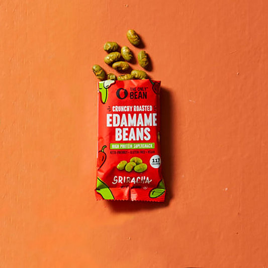 Crunchy Sriracha Edamame Beans